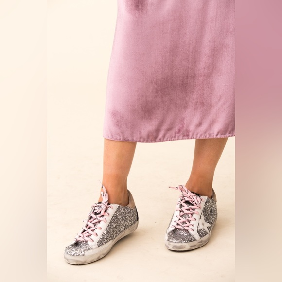 Vince Panne Velvet Purple Midi Skirt Size 4 - Picture 3 of 10